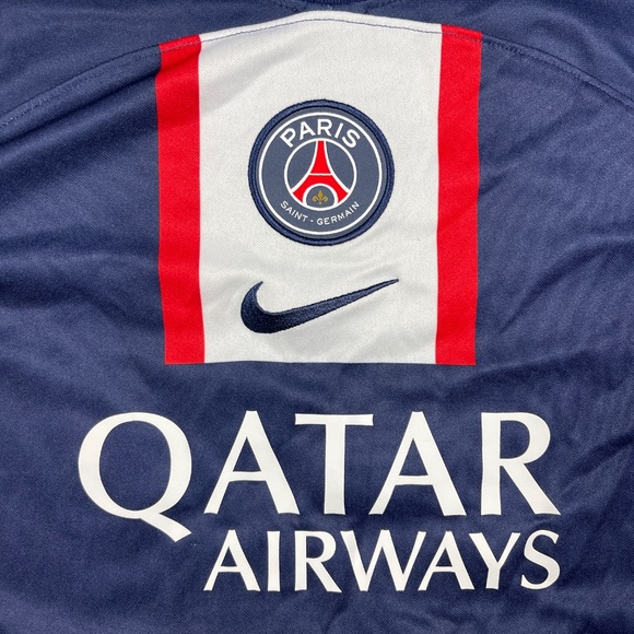 Nike Paris Saint-Germain Messi 30 Qatar Airways Dri-Fit Jersey Womens Small 0839 - Picture 6 of 11